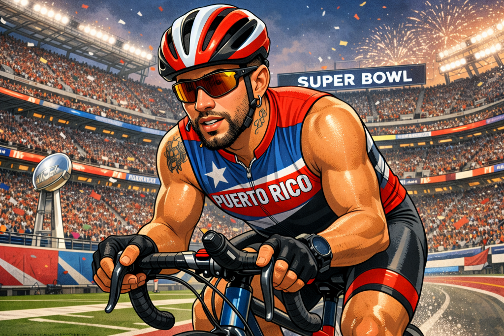 Bud Bunny, triateta en la superbowl